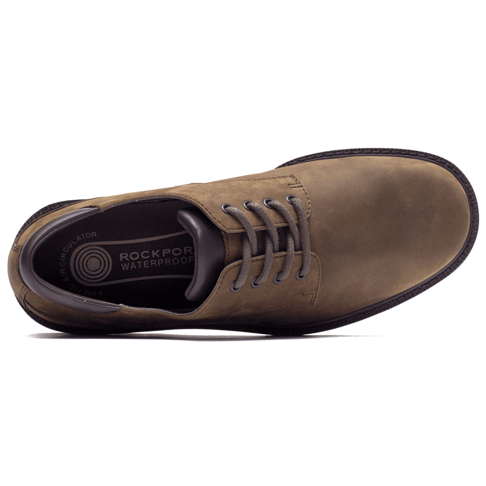 Oxfords Rockport Homem Marrom Escuro - Northfield Waterproof - 32918CHIY